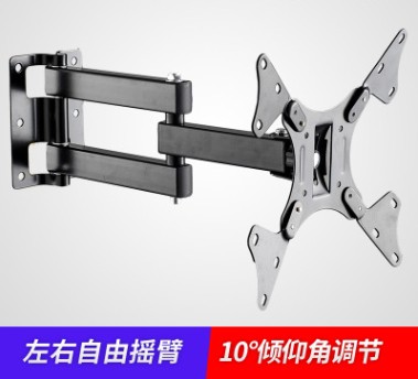 电视悬挂显示器支架 挂壁活动aoc底座挂墙固定加长工业床上安装lg