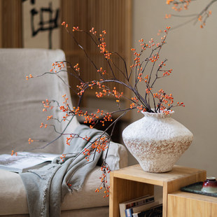 山归来高档仿真花高级感逼真客厅餐桌装饰干花摆件仿生假花摆设