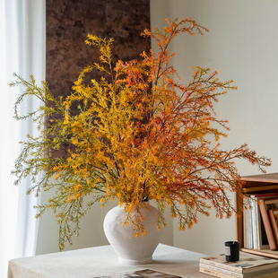 复古仿真花禅意秋色中古风干枯枝花艺装饰摆件高级感逼真干花假花