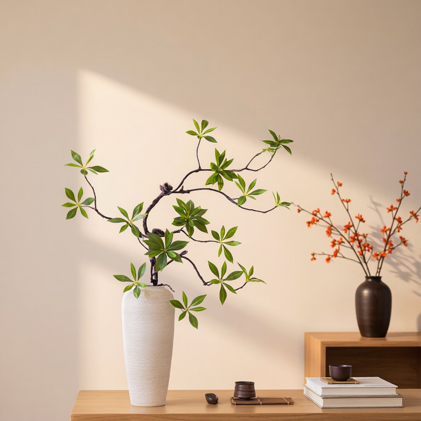 仿真马醉木树藤插花摆件缠绕吊饰图片