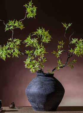 掬涵黄荆仿真绿植盆景中古风禅意