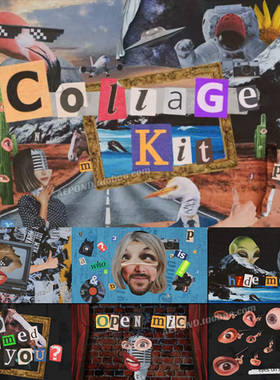 折叠拼贴动画复古元素AE脚本 Collage Kit Constructor v3