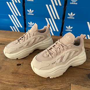 Adidas阿迪达斯OZGAIA女鞋休闲厚底增高舒适经典老爹鞋IH9940