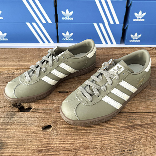 Adidas阿迪达斯三叶草STADT男女经典复古轻便运动休闲板鞋 JR9565