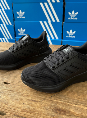 Adidas阿迪达斯 Eq19 Run 男女款防滑耐磨透气休闲运动鞋JR0249