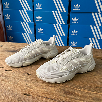 Adidas阿迪达斯HAIWEE三叶草复古耐磨舒适增高休闲运动鞋JS3026