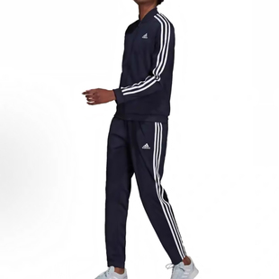 Adidas阿迪达斯 女款运动休闲经典百搭长袖运动套装 H10155