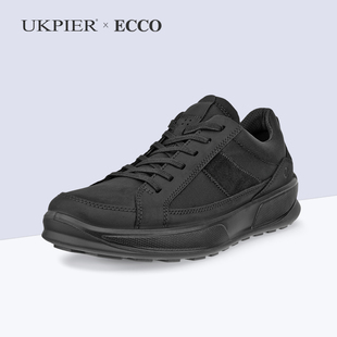 Ecco爱步男鞋2025秋冬新款运动休闲鞋厚底透气板鞋 步威522844