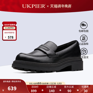 25秋季 Orinoco3 新款 复古休闲单鞋 Edge 厚底乐福鞋 clarks其乐女鞋