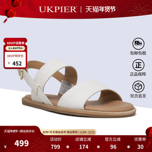 clarks其乐女鞋2024夏季休闲平底凉鞋沙滩鞋Karsea Strap