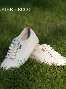 【断码清仓】ECCO爱步女鞋小白鞋 百搭休闲板鞋 柔酷7号 430003