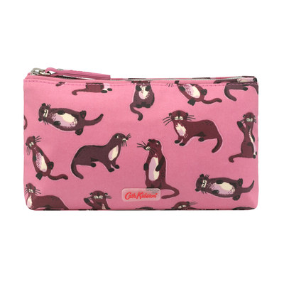 国内现货kidston花朵丝绒化妆包