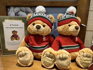 现货！Harrods 哈罗德 2023年圣诞限量小熊毛绒玩具公仔泰迪熊
