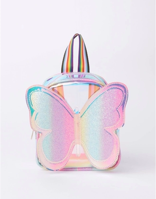 儿童女童蝴蝶双肩包沙滩包