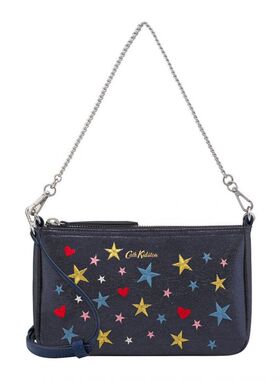 【国内现货】Cath Kidston 刺绣星星防水单肩包 斜挎包 迷你小包