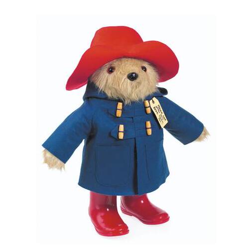 英国Paddington bear穿红雨靴的帕丁顿熊大号49cm