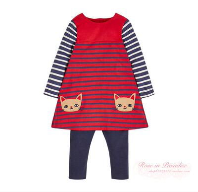 女孩女童+打底裤套装连衣裙