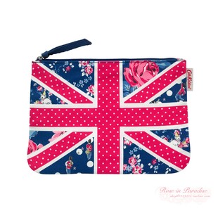 【国内现货】Cath Kidston 25周年系列国旗拉链手袋便携