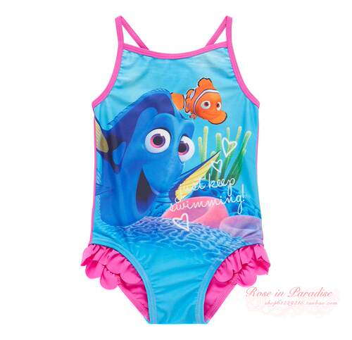 特价！【国内现货】Mothercare 女童女孩小鱼连体游泳衣泳衣裤