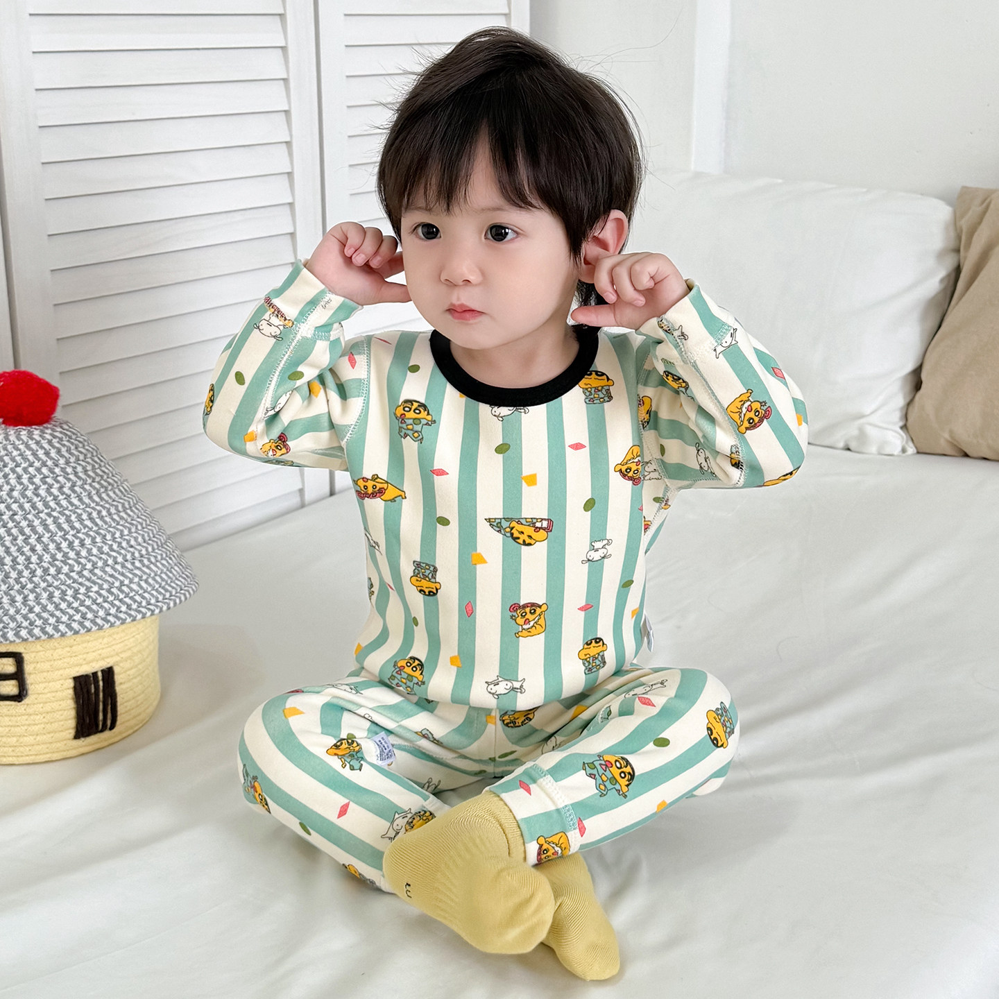 儿童德绒秋衣秋裤套装冬季男童家居服防寒打底卡通巨厚保暖内衣裤,童装/婴儿装/亲子装,家居服套装,淘宝优惠券,粉丝福利购,淘宝优惠卷