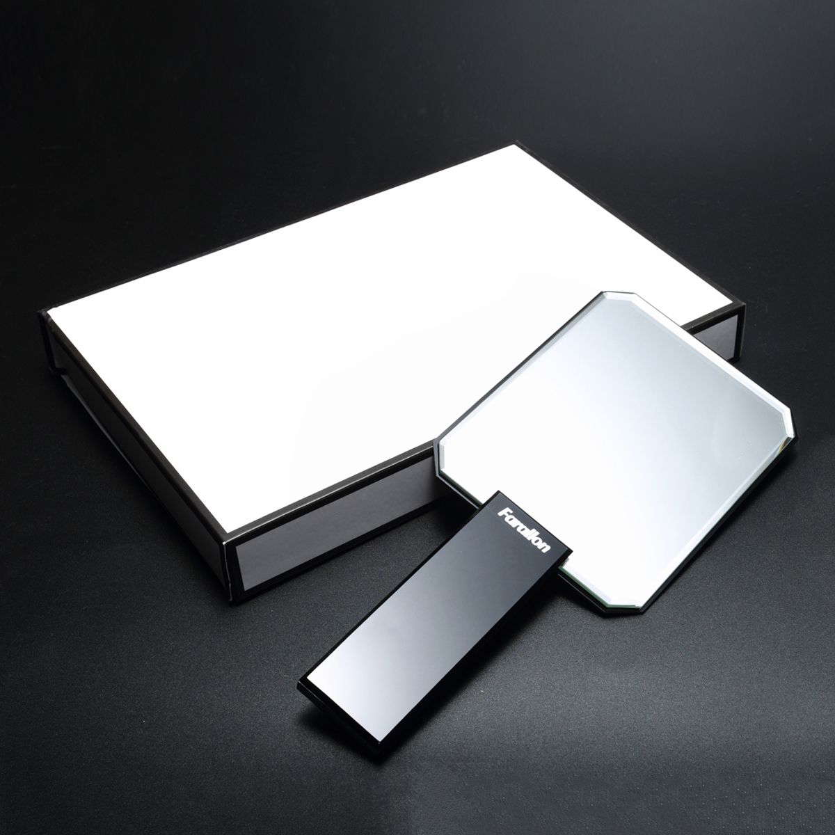 来图定制美容纹绣LOGO手持镜便携镜子手柄镜时尚手持广告化妆镜子