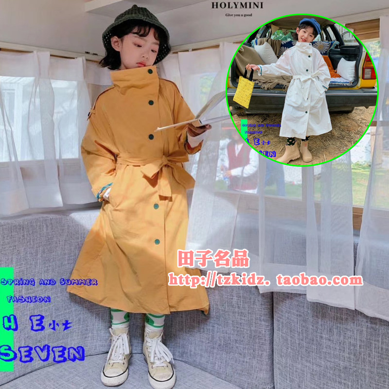 특집 BORA 한국 아동복 2021 봄 아동 트렌드 스타일 큰 어린이를 위한 중장형 바람막이 재킷