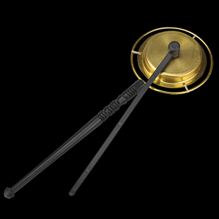 直杆档子打击乐器黄铜法器清脆响亮引罄铜罄挡子手握伸缩铛子