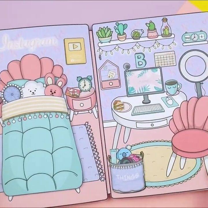 INTERNET CELEBRITY COTTAGE DRESS-UP DOLL HOUSE IS FUN DECOMPRESSING HANDMADE DIY HOMEMADE TOY GAMES SEMI-FINISHED QUIET BOOKS