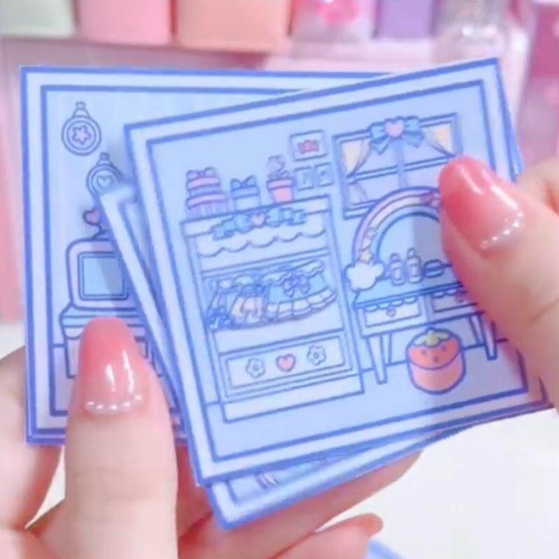 DIY HANDMADE MATERIAL PACK MELODY MATERIAL MATERIAL PACK 1 SET OF UNFINISHED PARENT-CHILD QUIET BOOK GAME BOOK MATERIALS