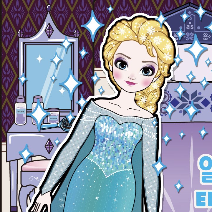 冰雪奇缘2号换装纸娃娃手工diy自制趣味女生玩具游戏安静书半成品