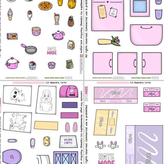 CHILDRENS HANDMADE TOYS 3 TO 6 YEARS OLD HANDMADE DIY MAKING MATERIAL PACKAGE QUIET BOOK SOPHIAS DOLL HOUSE