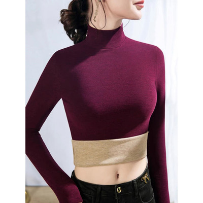 羊毛蚕丝打底衫女秋冬季内搭2025