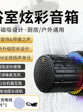 Desmond磁吸浴室蓝牙音响手机支架迷你便携桌面家用户外情侣礼物