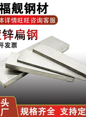 扁钢条镀锌扁钢钢条铁皮扁条镀锌铁条带孔扁钢接地扁铁固定扁铁条