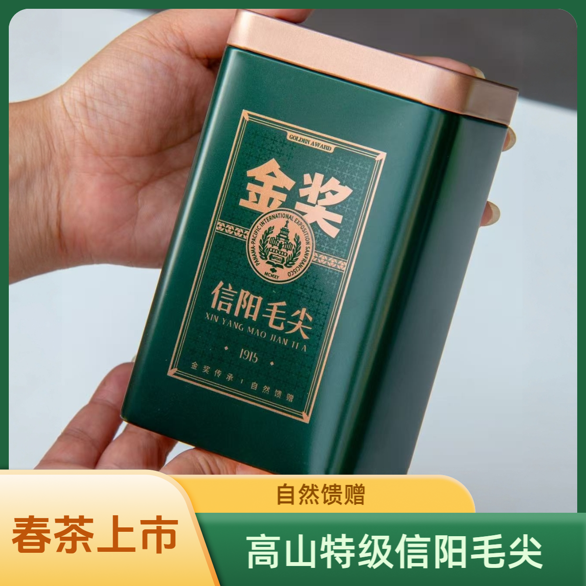信阳毛尖新茶茶叶上市 特级高山精品小芽 正宗黑龙潭茶叶100g/盒