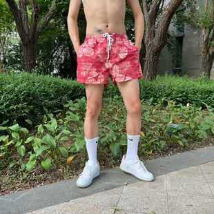 捡漏断码140-155斤 男士休闲短裤夏季时尚速干系带男生沙滩裤短裤