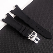 5712G鹦鹉螺专用橡胶腕带 适配百达翡丽PP硅胶手表带 5711 25mm男