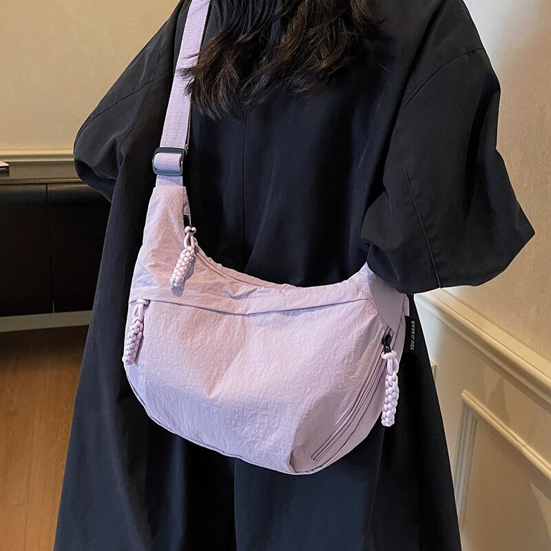 饺子包包女款2026新款女包轻便斜