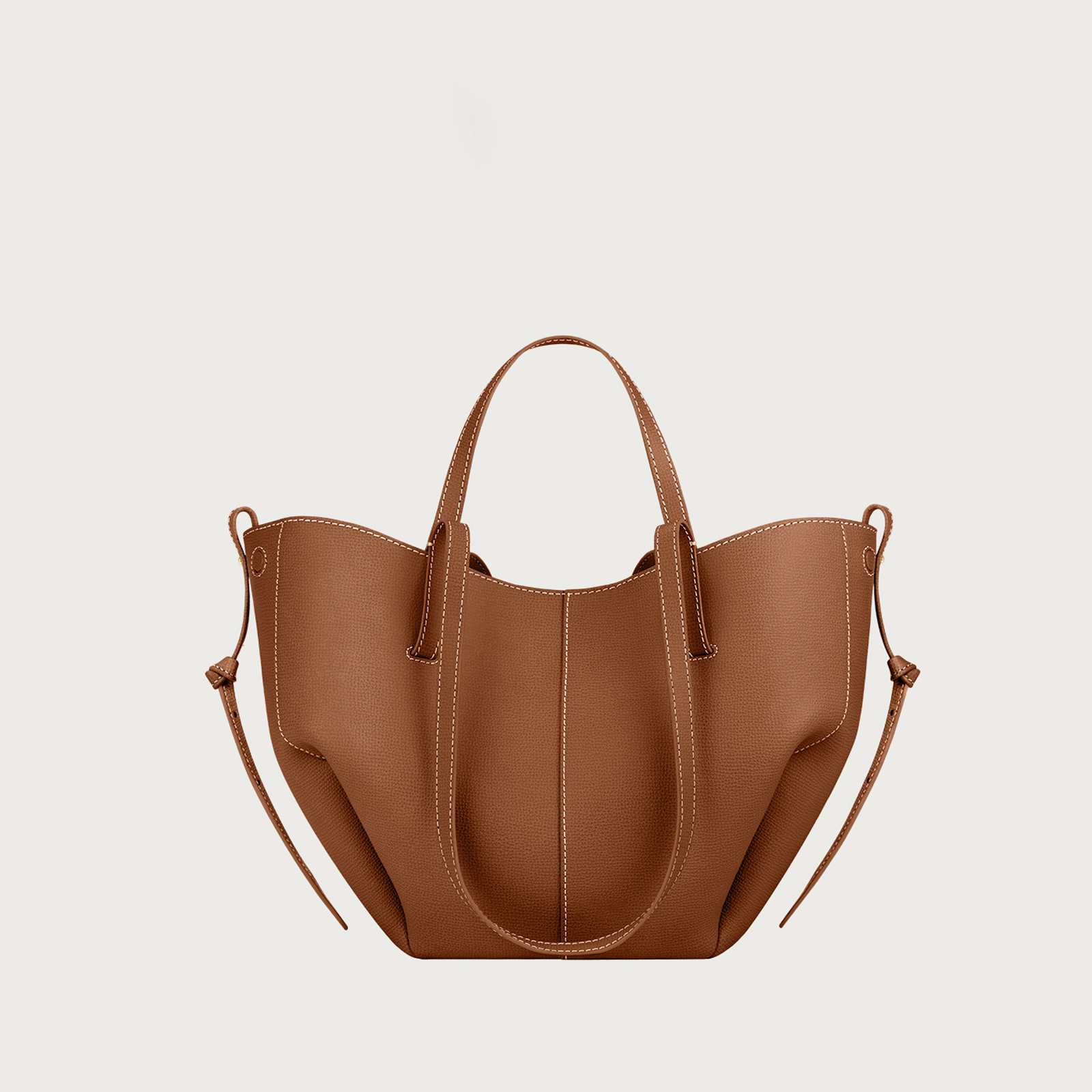 法式Poleno大容量实用托特包新款真皮手提翅膀包时尚通勤单肩包女