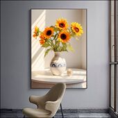 玄关自粘3d高端大气客厅走廊过道墙贴现代简约花卉壁画奶油风贴画