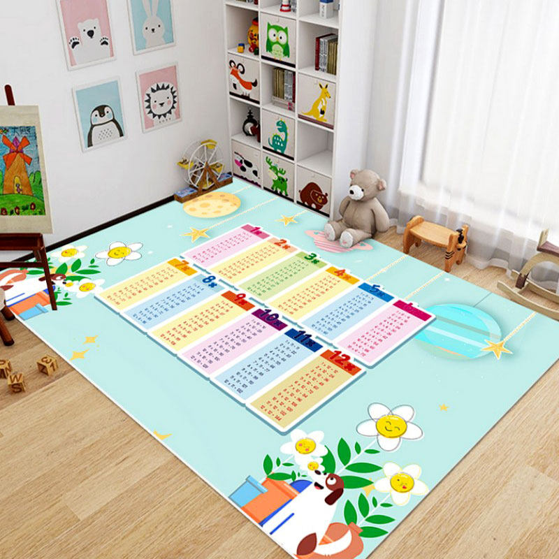 早教地毯乘法口诀表儿童地毯地垫益智幼儿园铺地汉语拼音乘法口诀
