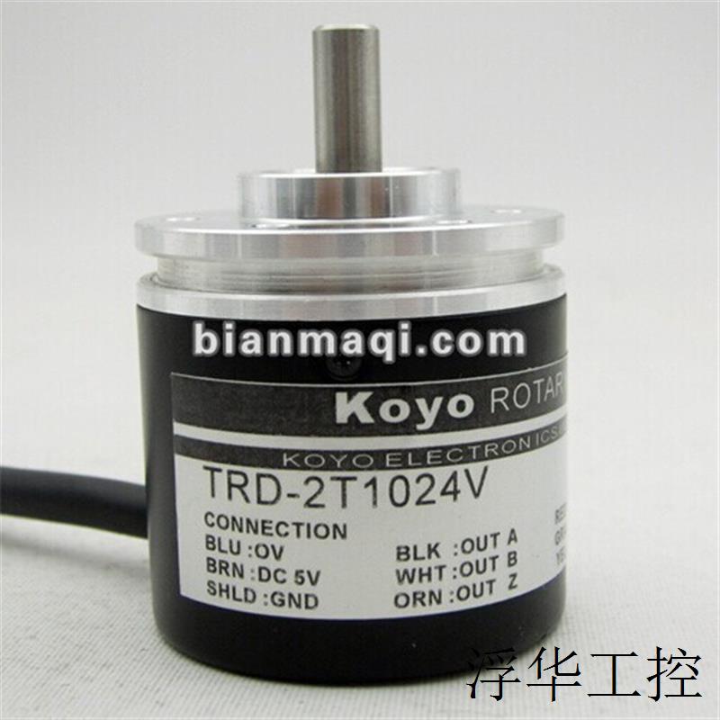 供应全新TRD-2T2048V 光洋旋转编码器 实心轴6mm 2048线
