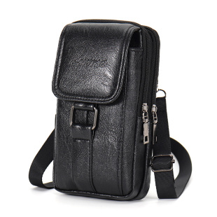 新款 手机包穿皮带腰包多功能工地干活防水腰带零钱手机套挂包 男士