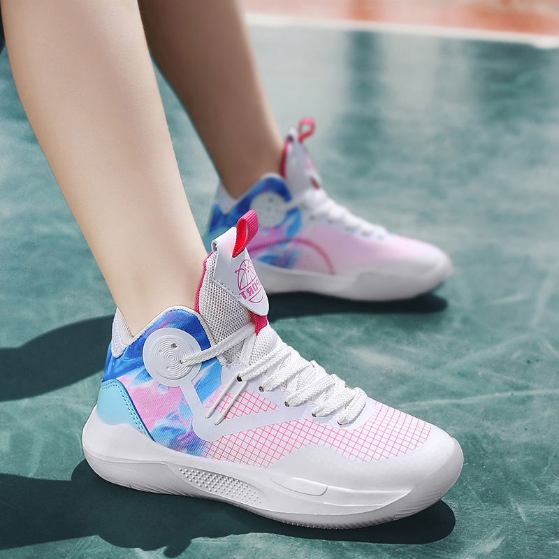 儿童2022春秋款女童音速篮球鞋中大童防滑运动鞋女孩鞋子球鞋