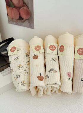 4条A类棉高弹力内裤纯棉女生5A抗菌透气棉裆女士三角裤学生短裤