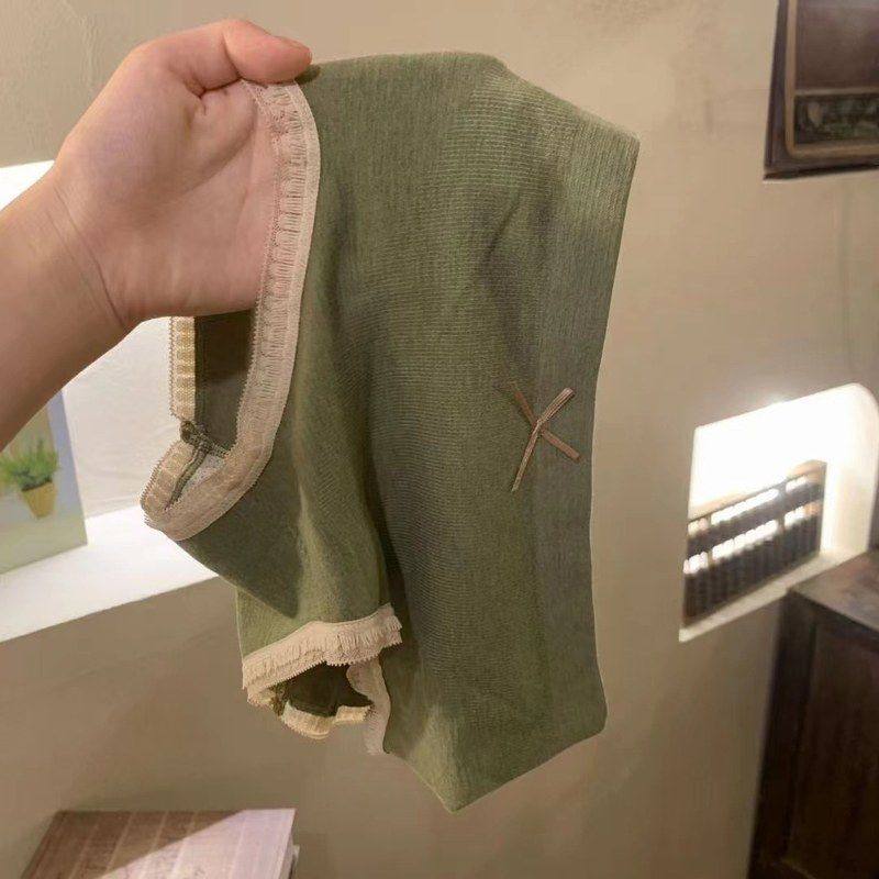 舒适内裤中腰无缝高弹三角裤~蝴蝶结纯棉系森林蕾丝内裆女边无痕,女士内衣/男士内衣/家居服,女安全裤,淘宝优惠券,粉丝福利购,淘宝优惠卷
