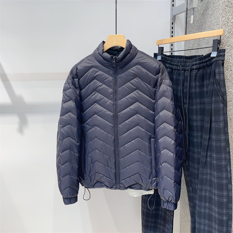 2025新款男士立领短款羽绒服