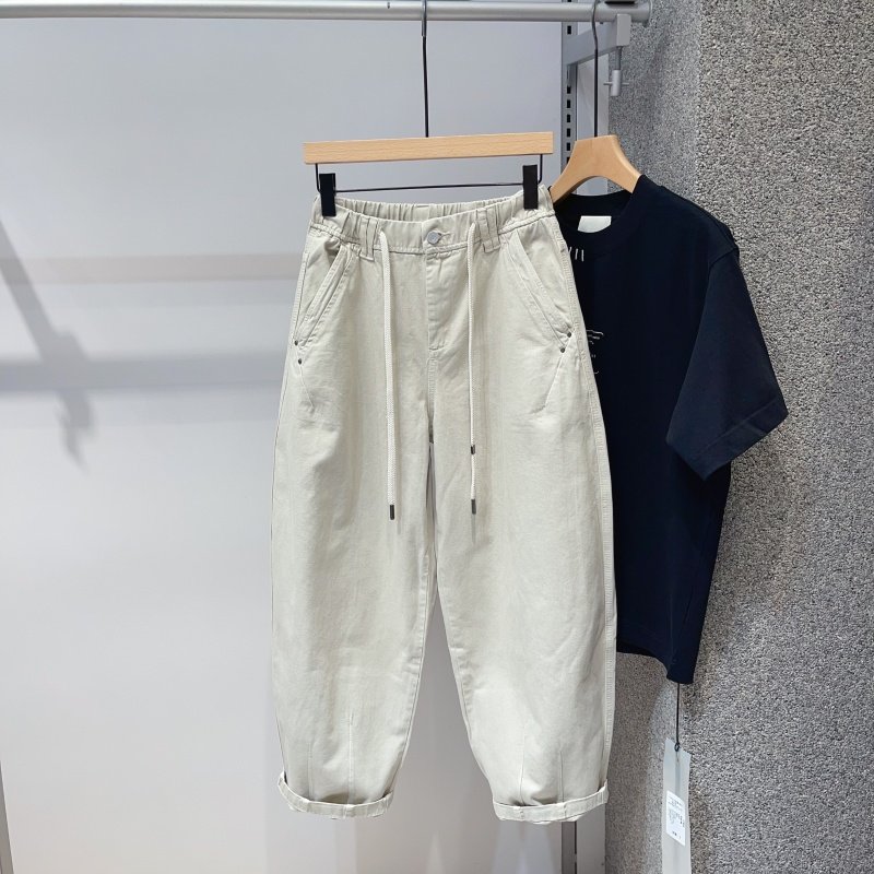 2026春季新款男士松紧腰牛仔裤男宽松直筒裤百搭抽绳休闲长裤子潮,男装,牛仔裤,淘宝优惠券,粉丝福利购,淘宝优惠卷