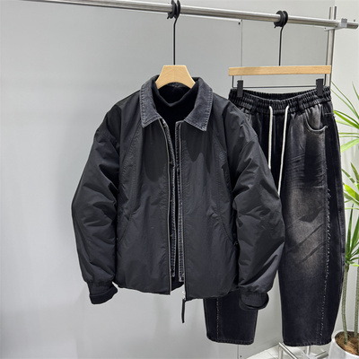 2025冬季男士轻量化90拼接羽绒服