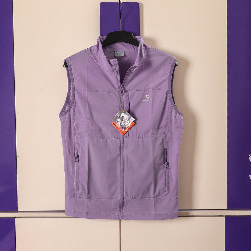 女款立领马甲2025夏季薄款透气外搭多色可选空调衫爆款防晒背心